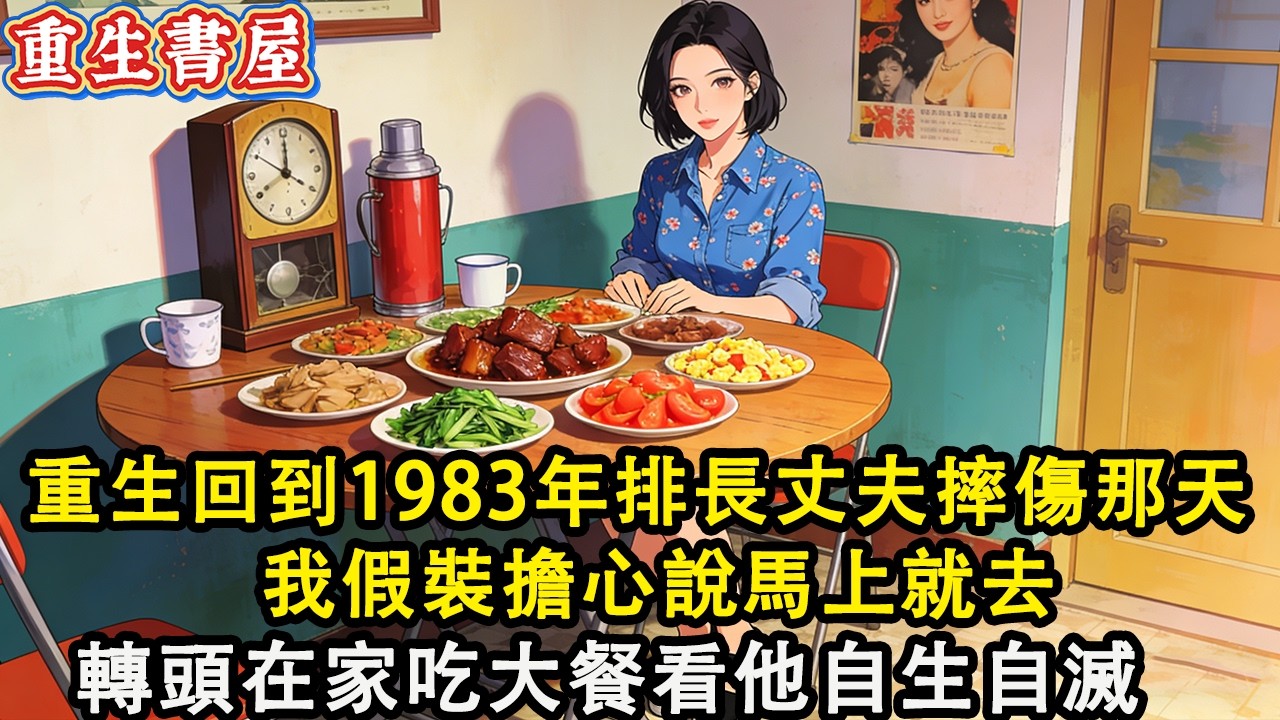 【重生爽文】重生回到1983年排長丈夫摔傷那天  我假裝擔心說馬上就去 轉頭在家吃大餐看他自生自滅#小說 #重生 #爽文#動漫#故事