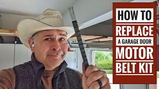 How to Replace a LiftMaster Garage Door Motor Belt Kit