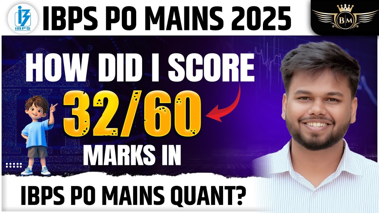 IBPS PO Mains 2024 Quants Strategy | IBPS PO Mains TOPPER | IBPS PO ...