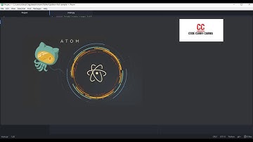 Atom Editor Tutorials #3 -  Git init and remote push in Atom