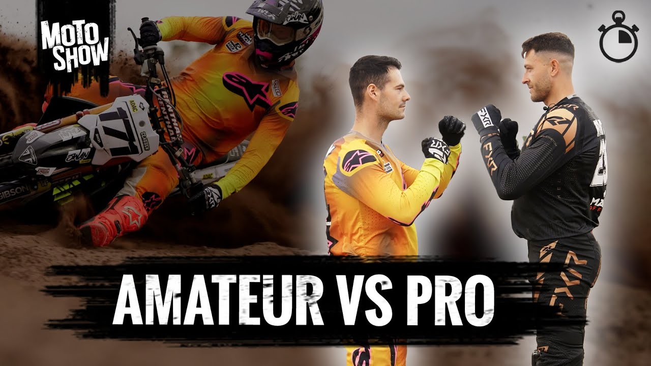 Ist ein Motocross-Profi wirklich so viel schneller als ein Hobby-Influencer?! 🤔 | MOTO Show