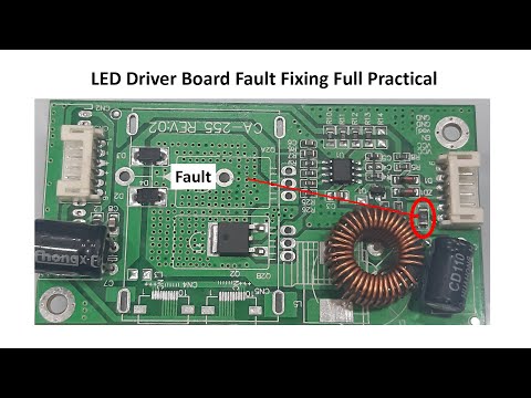 Backlight Driver Fault fixing complete Practical by Vinod Kenny