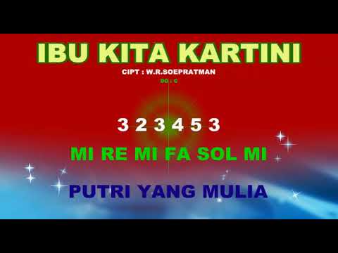 #not ibu kita kartini ( angka ) - cipt : w.r.soepratman