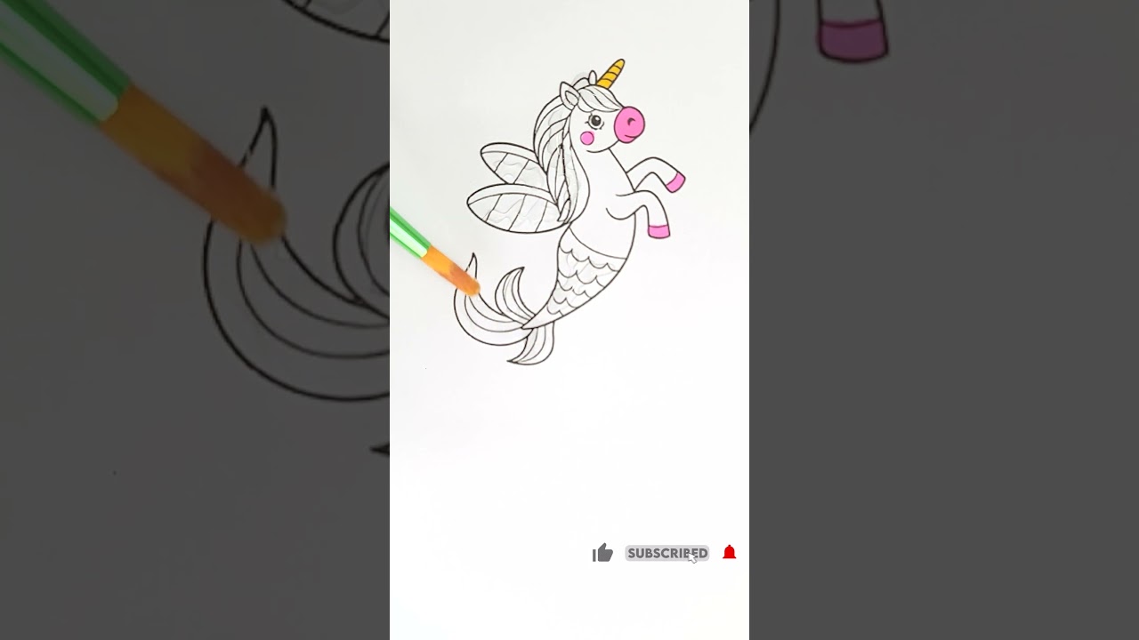 Cute Glitter Unicorn 💝 Glitter Art ✨️ 