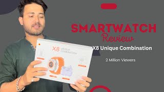 Unboxing X8 unique combination | 6 items at Rs.1500 only 😱 #smartwatch #combo