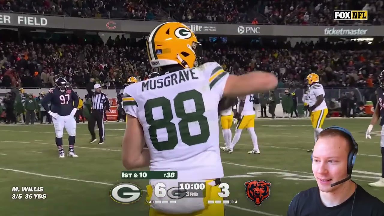 Reacting to Green Bay Packers VS Chicago Bears Highlights | NFL Week 15