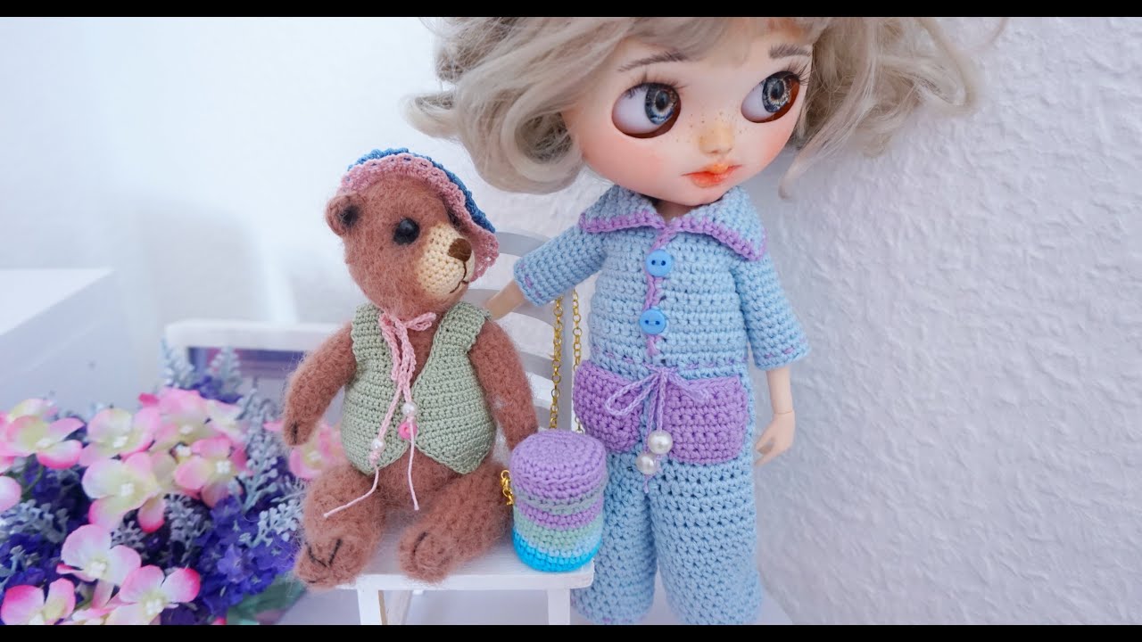 Doll sweet jumpsuit crochet tutorial