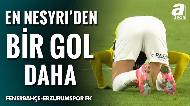 GOL Youssef En-Nesyri | Fenerbahçe 5-0 Erzurumspor FK | Ziraat Türkiye Kupası B Grubu 2. Hafta Maçı