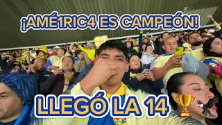 ¡TENEMOS LA 14!  || ¡AMÉR1C4 CAMPEÓN! desde el Azteca América 30 Tigres