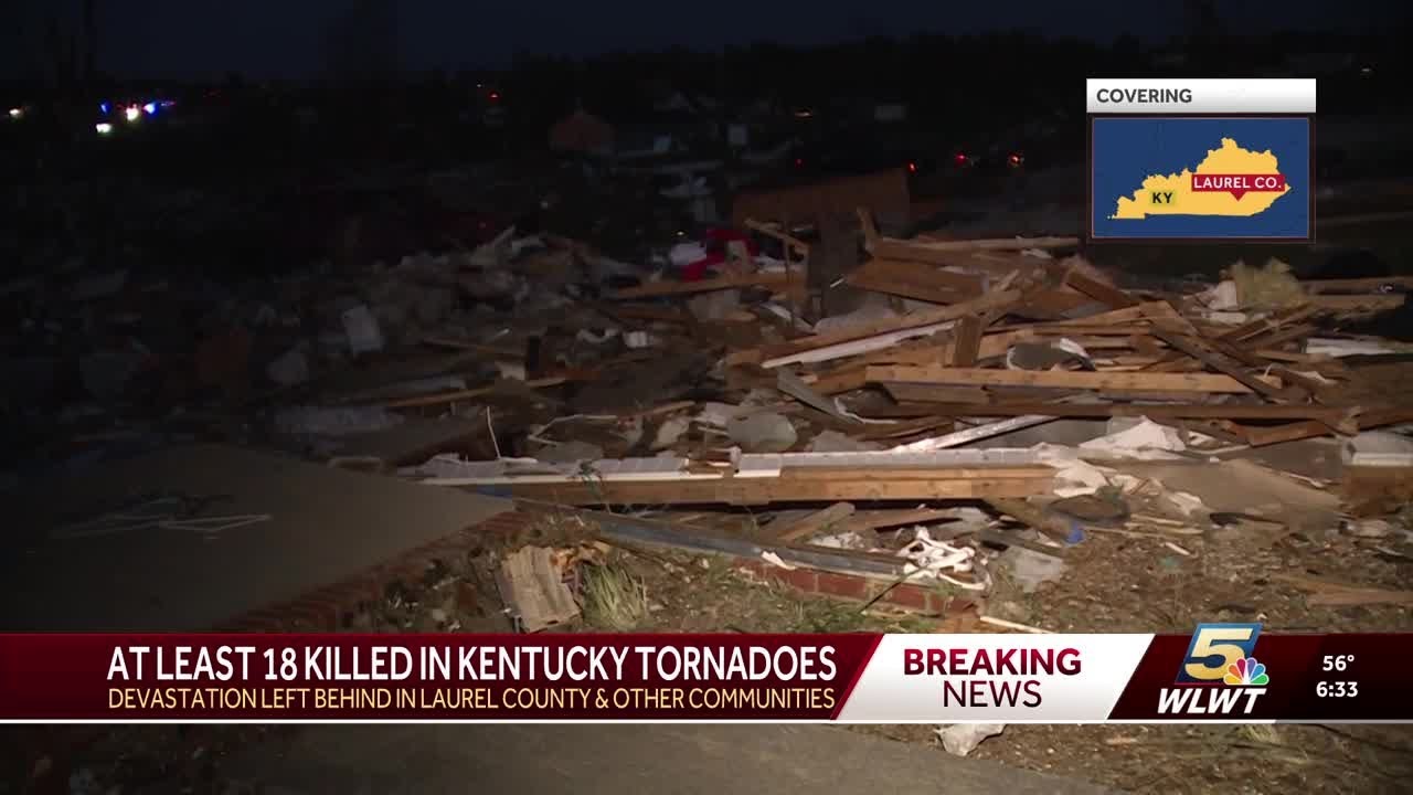 At least 18 dead after severe storms, strong tornado tear through ...