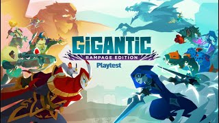 Gigantic: Rampage Edition Playtest Matches 1