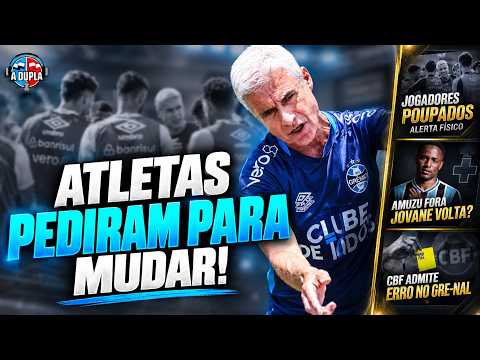 🔵⚫️ Grêmio Daily: PLAYERS ASK CASTRO FOR CHANGE | PHYSICAL ALERT before Vasco