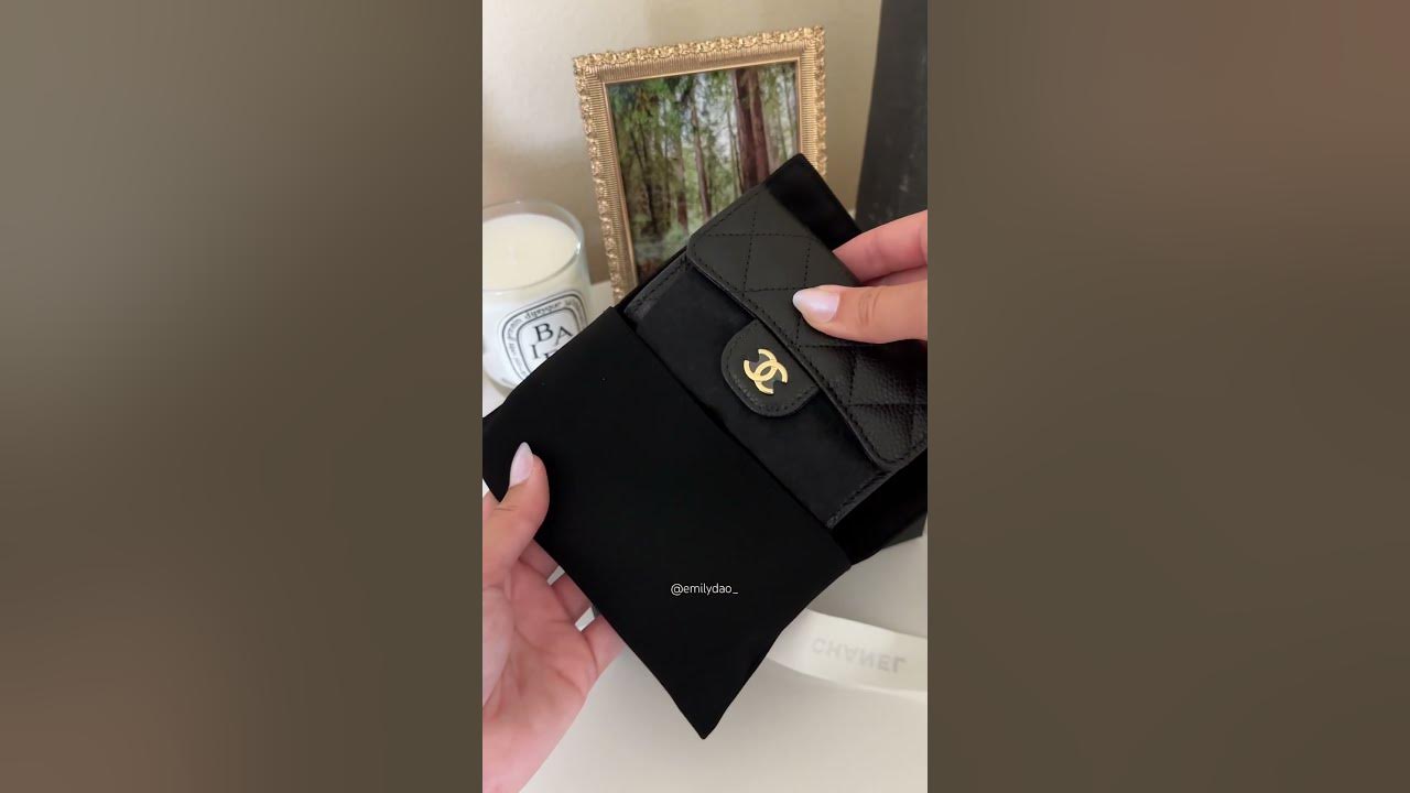 2023 Chanel flap card holder unbox and review 