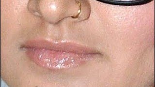 Indian Tennis Player Sania Mirza Lips Closeup