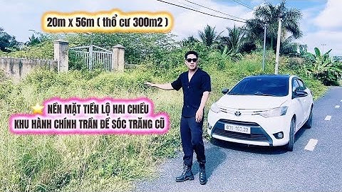 ⭐️ NỀN MẶT TIỀN LỘ HAI CHIỀU KHU HÀNH CHÍNH TRẦN ĐỀ SÓC TRĂNG CŨ #bđs_đầu_tư #bđs 