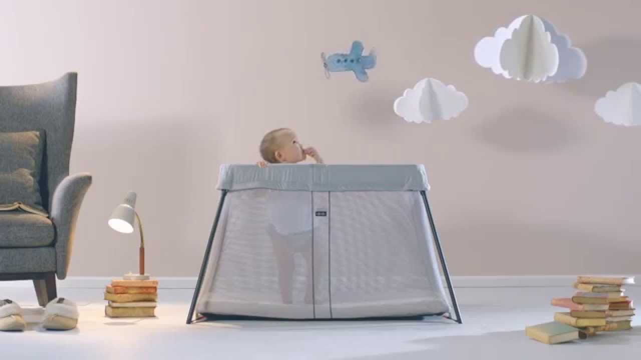 Детский манеж BabyBjorn Travel Crib Light YouTube