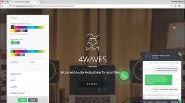 Custom Design on your JivoChat chat box