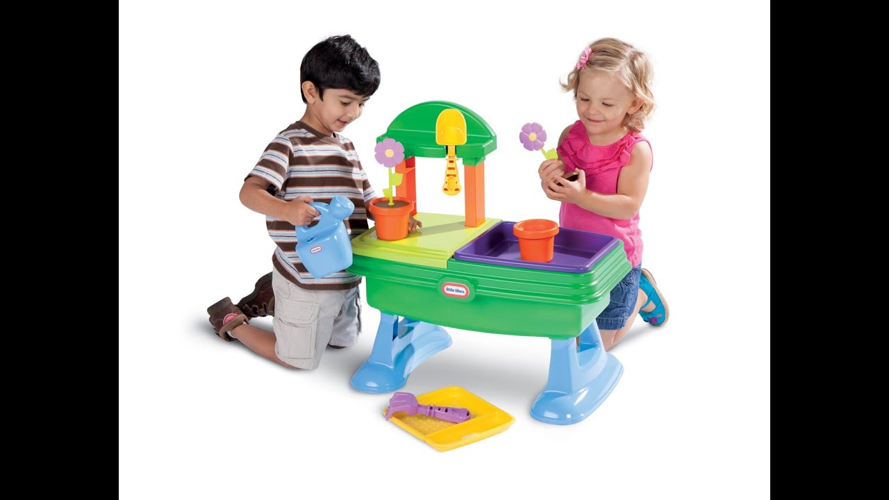 Review Little Tikes Garden Table YouTube