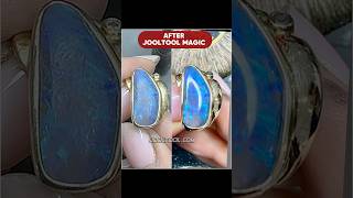 See the JOOLTOOL magic as it restored her Opal Wedding Ring in 10 minutes! Live from Tucson Gem Show