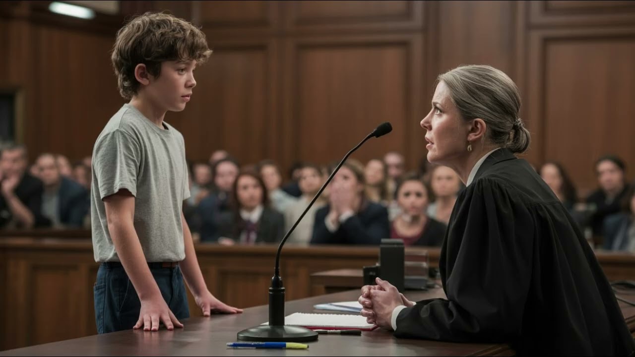 Le garçon regarde le juge et dit _ « Tu es ma mère » - toute la salle retient son souffle.