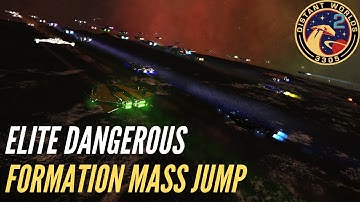 Distant Worlds 2 : Formation Flying Mass Jump : ELITE DANGEROUS : Waypoint 5