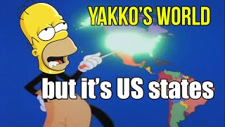 Yakko's World but it's all 50 U.S. states by The Simpsons