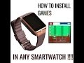 How to Install and play games in DZ09 smartwatch !!!
