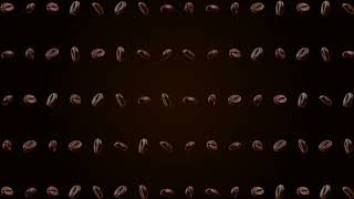 #4K #Abstract Loop #animation #coffee bean Loop background. green screen.