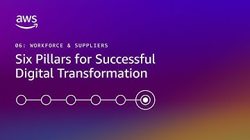 Government Digital Transformation Doctrine Pillar 6: Workforce and Suppliers | AWS Public Sector