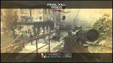 MW3 sick no scope across the map final kill