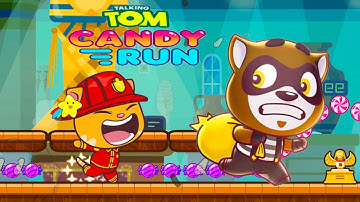 Talking Tom Candy Run - Very Fun Game for Kids Gameplay (Android, IOS) Ep10