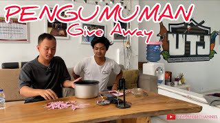 PENGUMUMAN GIVE AWAY SEKOLAH GRATIS DI UTJ UNTUK 2 ORANG!!