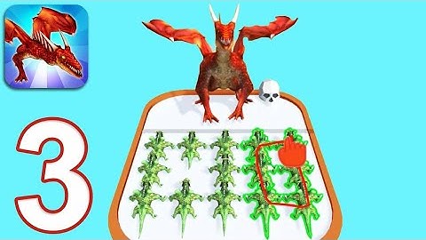 MERGE BATTLE 3D DRAGON FIGHT - Walkthrough Gameplay Part 3 - LEVELS 41-55 (iOS Android)