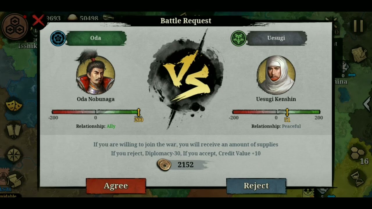 Max Credit in Game Great Conqueror Shogun 2 Challenge Conquest Mode