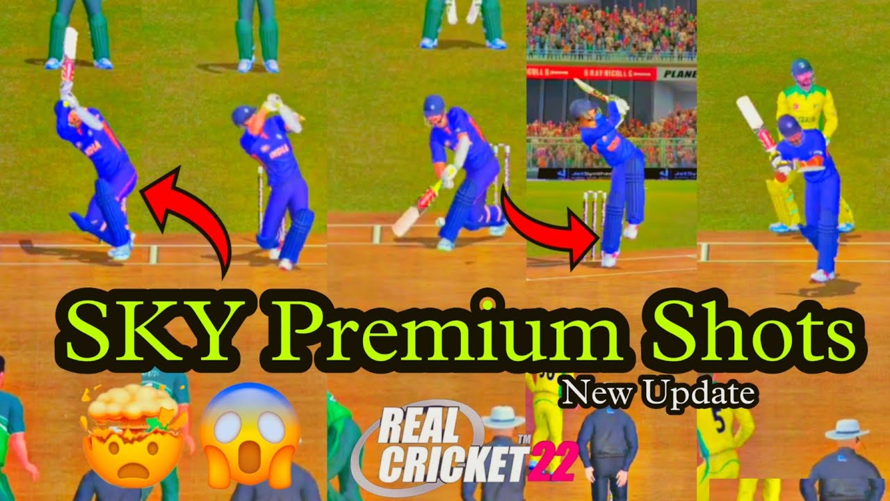 Suryakumar Yadav All New Premium Shots in Real Cricket 22 - YouTube