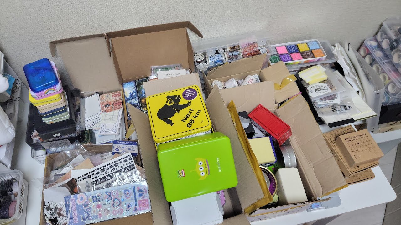 [ASMR] 번개장터 일괄처분 빈티지 다꾸템 하울 /언박싱/