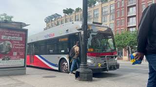 WMATA Metrobus Action at Georgia Ave-Petworth!