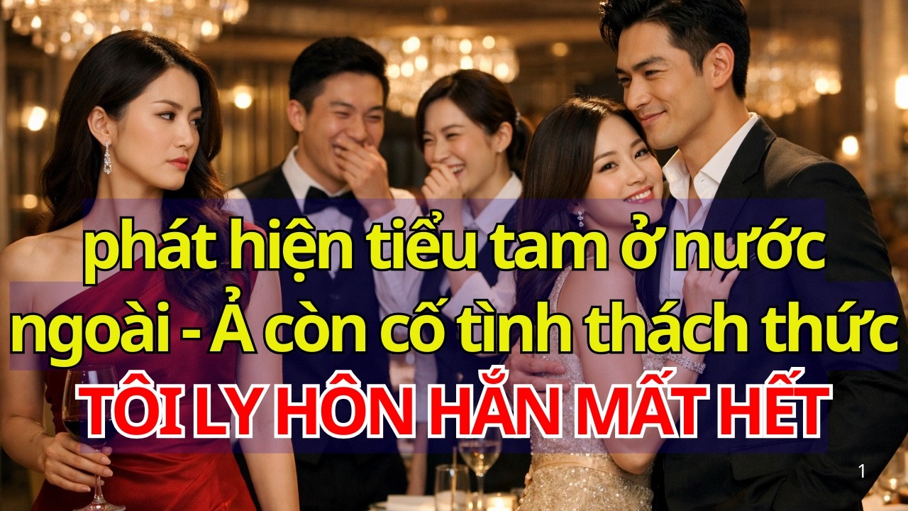 phát hiện tiểu tam ở nước ngoài - Ả còn cố tình th.ách thức - TÔI LY HÔN HẮN MẤT HẾT