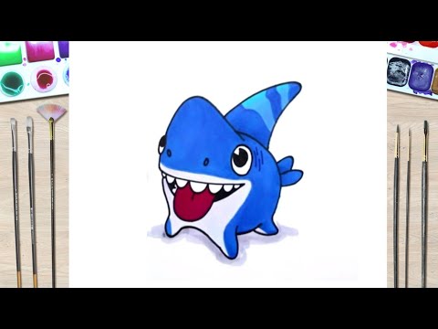 jak narysować reksina. Reksin netflix. rysunek sharkdog netflix. - YouTube