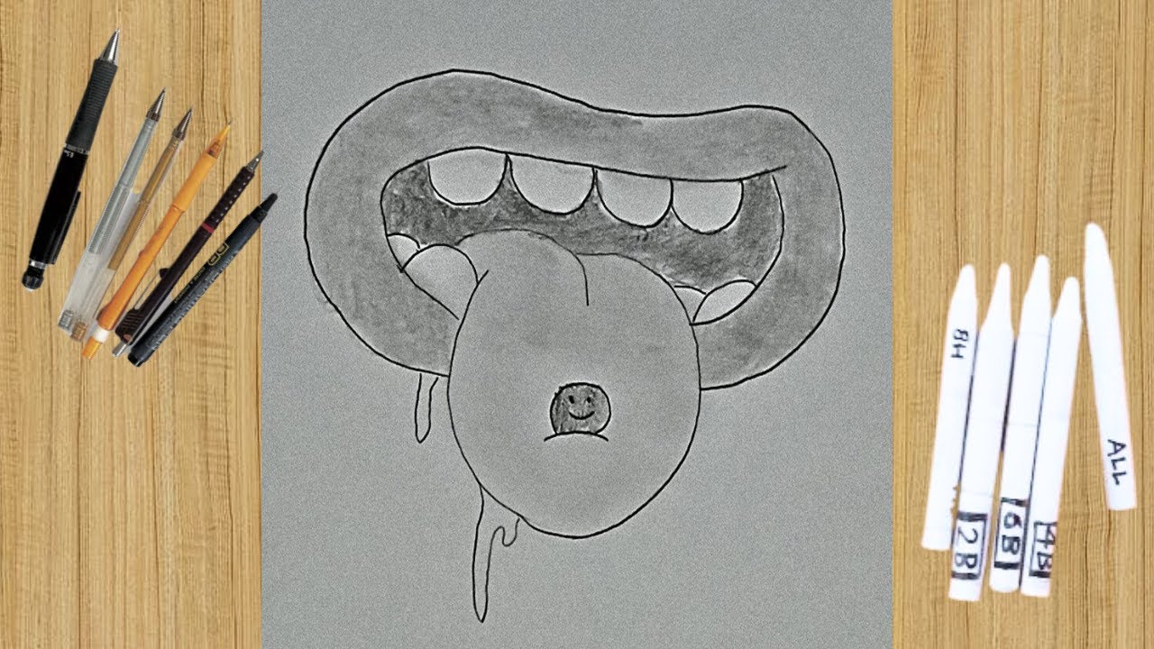 Mouth pencil sketch | Mouth pencil sketch for kids | how to draw ...