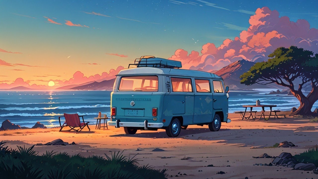 Quiet Dusk by the Sea | Lo-Fi Camping Beats to Relax
