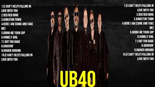 UB40 Greatest Hits 2024  Pop Music Mix  Top 10 Hits Of All Time
