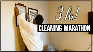 3 HR COMPLETE DISASTER CLEAN WITH ME CLEANING MARATHON | ULTIMATE CLEANING MOTIVATION \& COOK WITH ME