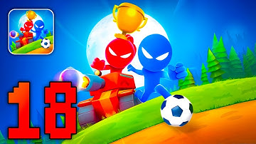 Stickman Party - Gameplay Part 18 Random Funny MiniGames 1 2 3 4 Plyer Free New Update Adventure