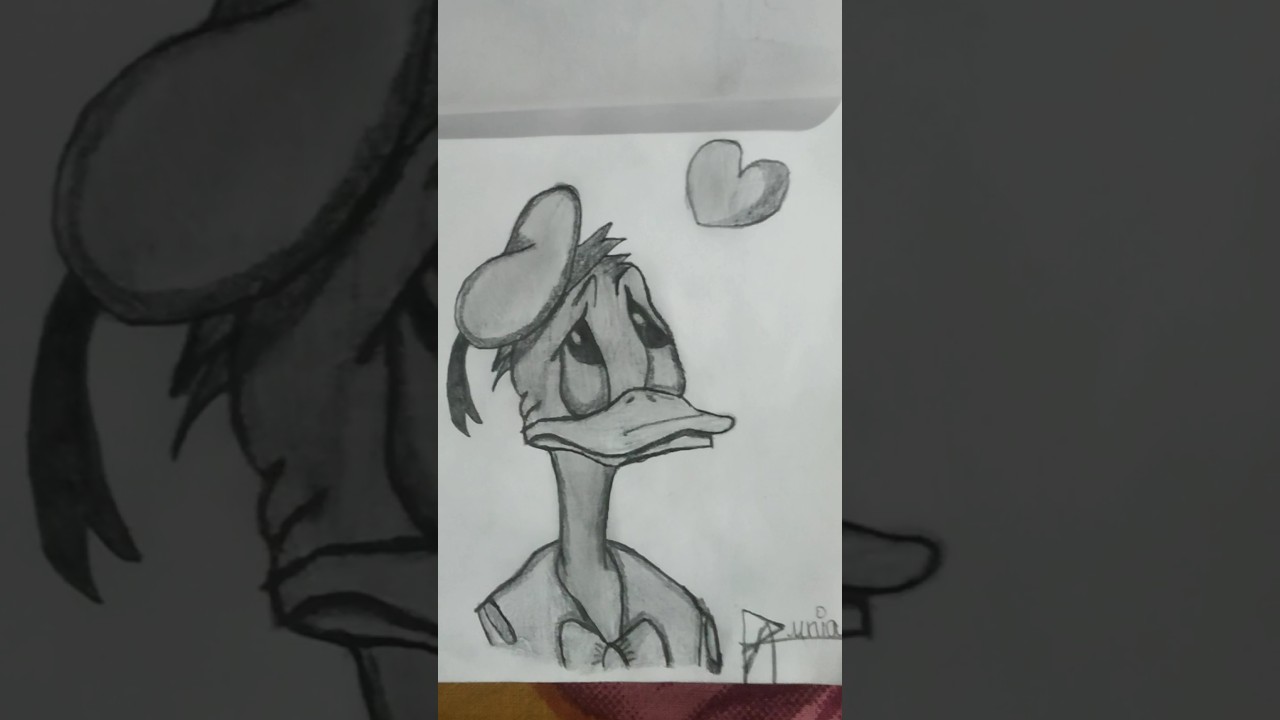 Realistic DONALD DUCK Sketch 🤯🤯🤯