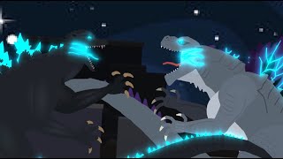 LORDVERSE GODZILLA VS GODZILLA FINAL WARS (FIGHT ANIMATION)