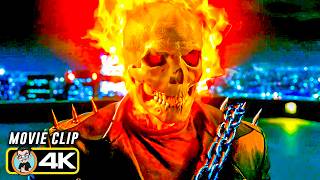 GHOST RIDER | Johnny Blaze Battles Demons Above the City (4K)
