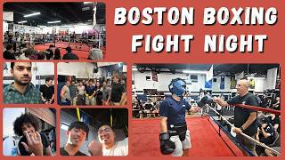 Famous Come with me to fight in a Boxing Smoker | Boston Boxing Fight Night Net Worth