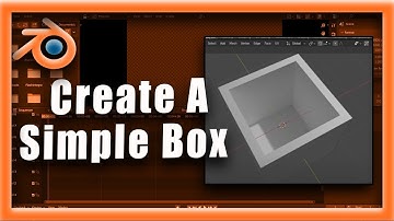 Blender Tutorial: How To Create A  Simple Box In Blender