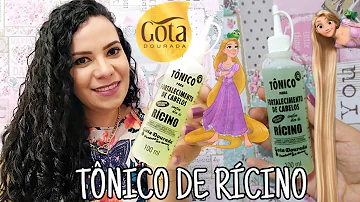 Como usar tônico de Ricino gota dourada?